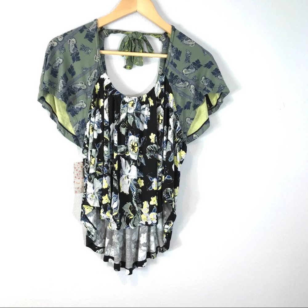 NWT Free People Baja Babe Cold Shoulder Top - Picture 6 of 9